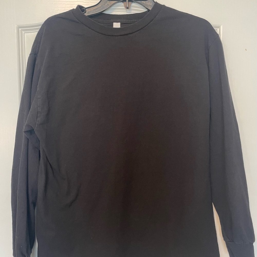 American Apparel Black Long Sleeve Tee